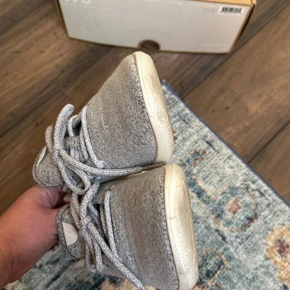 Allbirds women's wool runners Dapple Grey (Cream Sole) size 8 - Picture 9 of 10